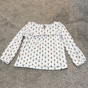 Floral Long Sleeve Kids Top